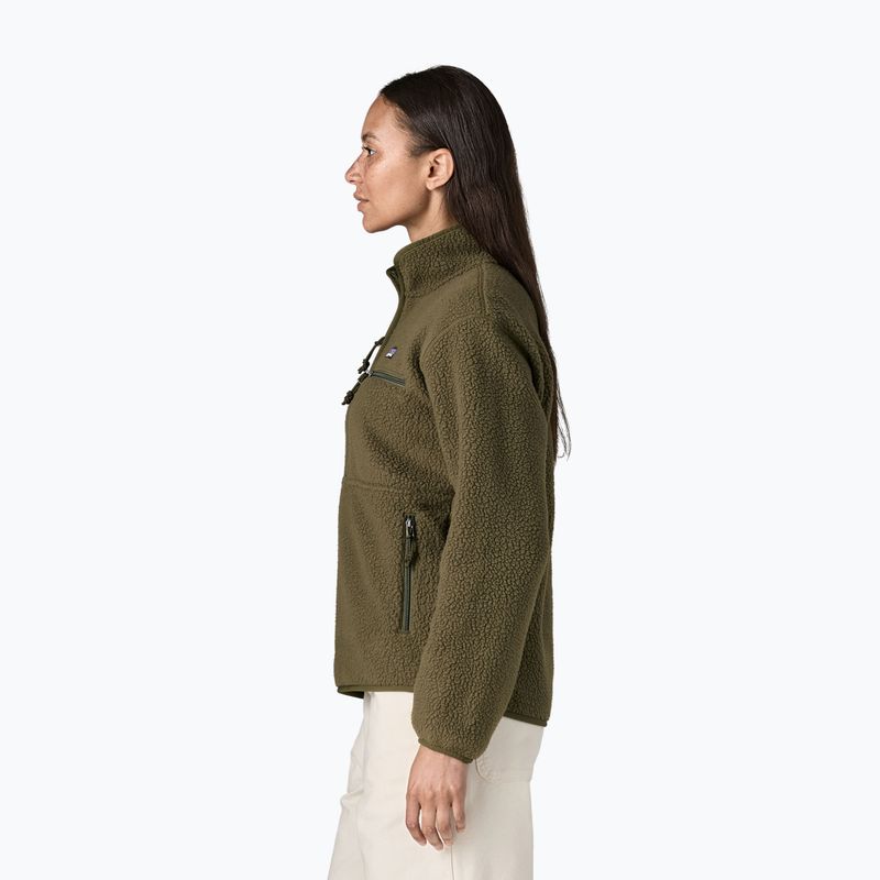 Bluză fleece pentru femei Patagonia Retro Pile Marsupial basin green 3