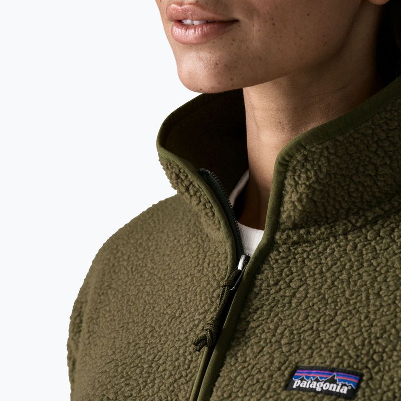 Bluză fleece pentru femei Patagonia Retro Pile Marsupial basin green 4