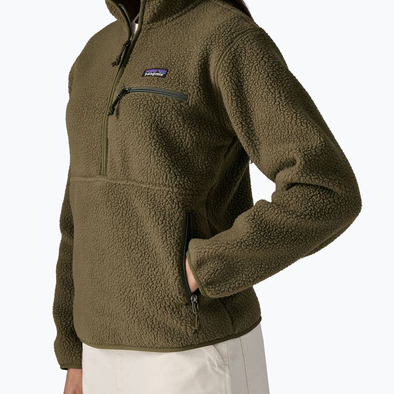 Bluză fleece pentru femei Patagonia Retro Pile Marsupial basin green 5
