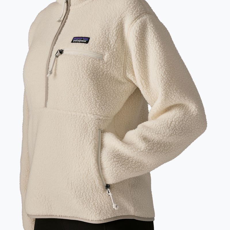 Bluză fleece pentru femei Patagonia Retro Pile Marsupial natural 4