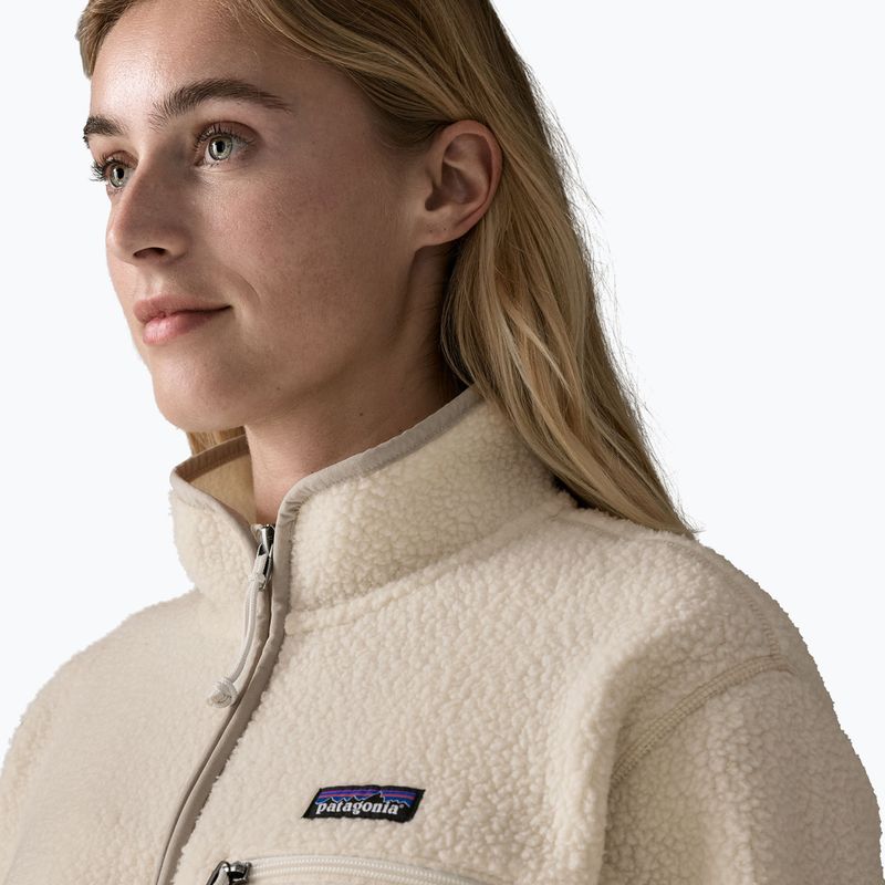 Bluză fleece pentru femei Patagonia Retro Pile Marsupial natural 5
