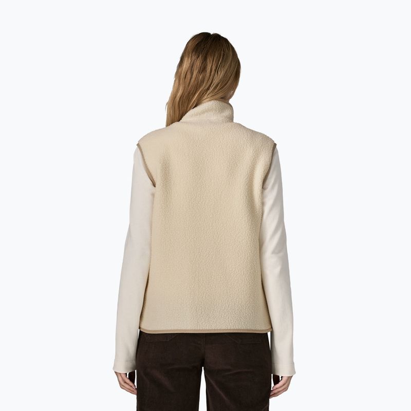 Vestă pentru femei Patagonia Retro Pile natural 2