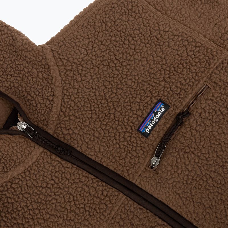 Bluză fleece pentru femei Patagonia Retro Pile Hoody berm brown 3