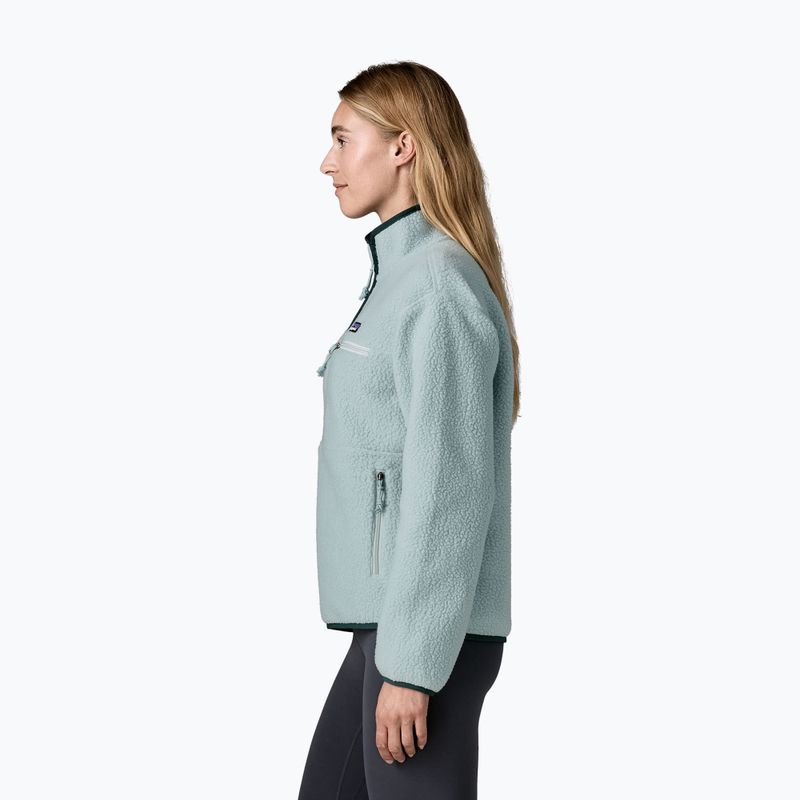 Bluză fleece pentru femei Patagonia Retro Pile Marsupial virtually blue 3