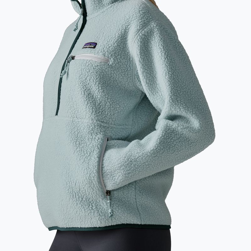 Bluză fleece pentru femei Patagonia Retro Pile Marsupial virtually blue 4