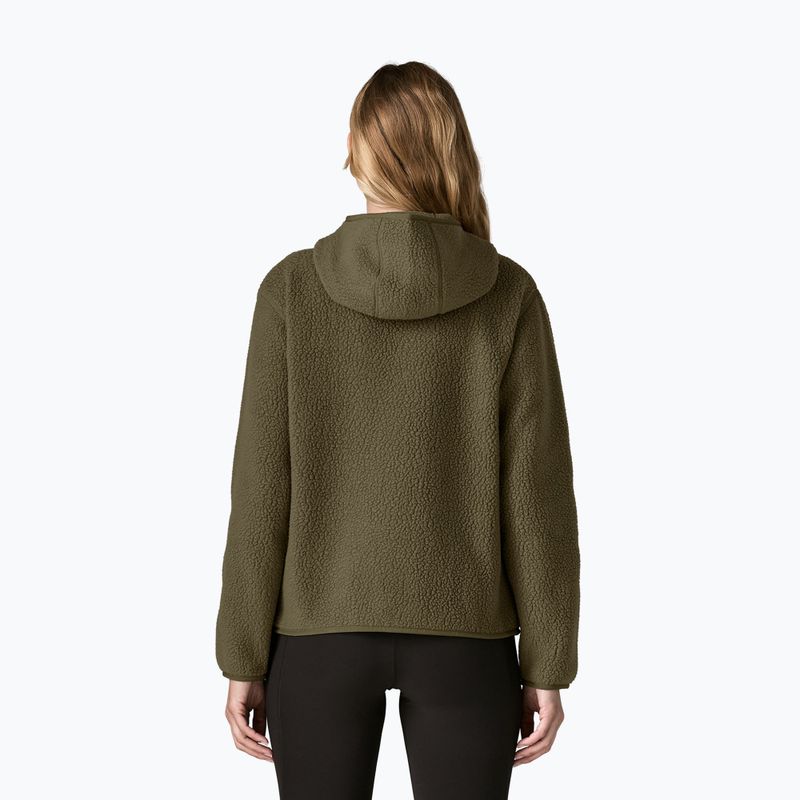 Bluză fleece pentru femei Patagonia Retro Pile Hoody basin green 2
