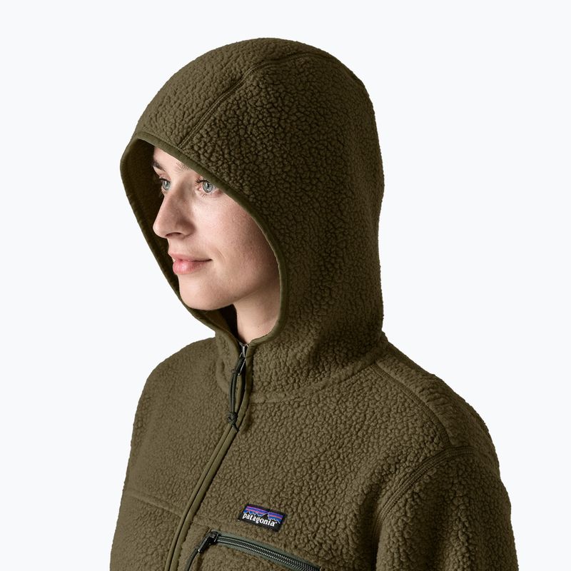 Bluză fleece pentru femei Patagonia Retro Pile Hoody basin green 4