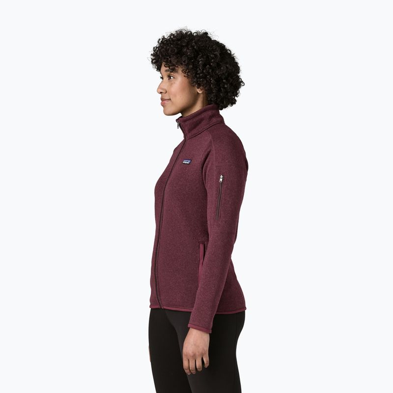 Bluză de trekking pentru femei Patagonia Better Sweater berry fig 3