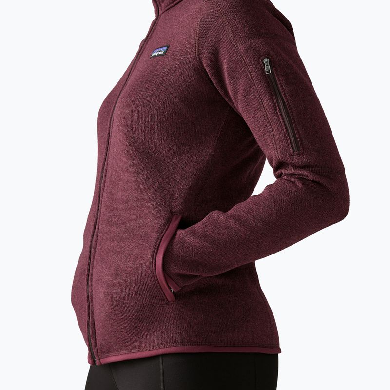 Bluză de trekking pentru femei Patagonia Better Sweater berry fig 4