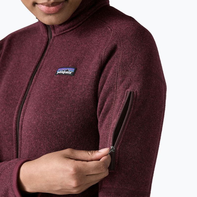 Bluză de trekking pentru femei Patagonia Better Sweater berry fig 5