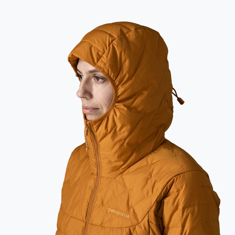 Geacă izolată pentru femei Patagonia Durable Down Hoody cinnamon brown 5