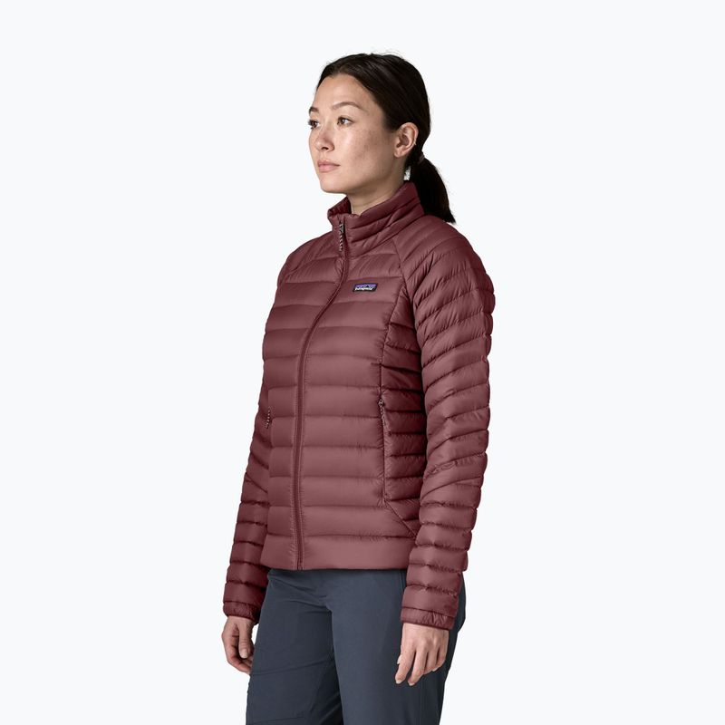 Geacă cu puf pentru femei Patagonia Down Sweater dark ruby 3