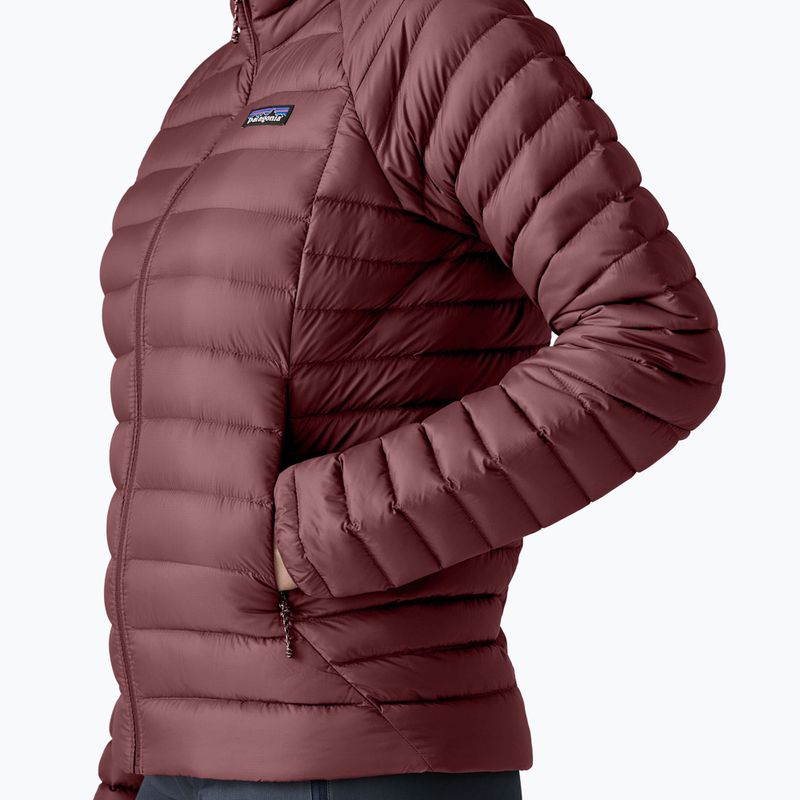 Geacă cu puf pentru femei Patagonia Down Sweater dark ruby 5