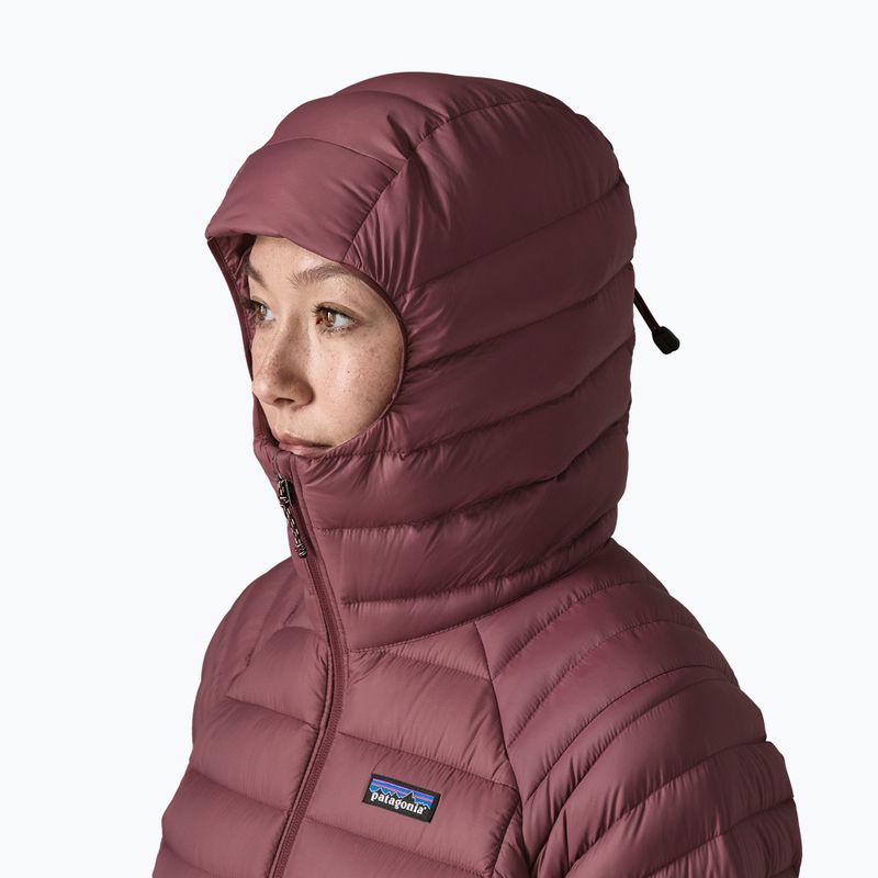 Geacă cu puf pentru femei Patagonia Down Sweater Hoody dark ruby 5