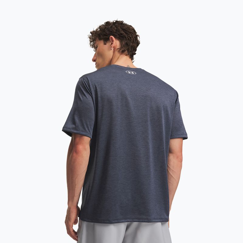 Tricou de antrenament bărbați Under Armour Tech Vent midnight navy/white 2