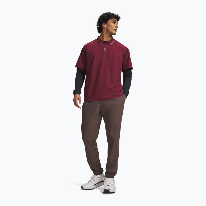 Pantaloni pentru bărbați Under Armour Vibe Woven Jogger peppercorn/highland buff 2