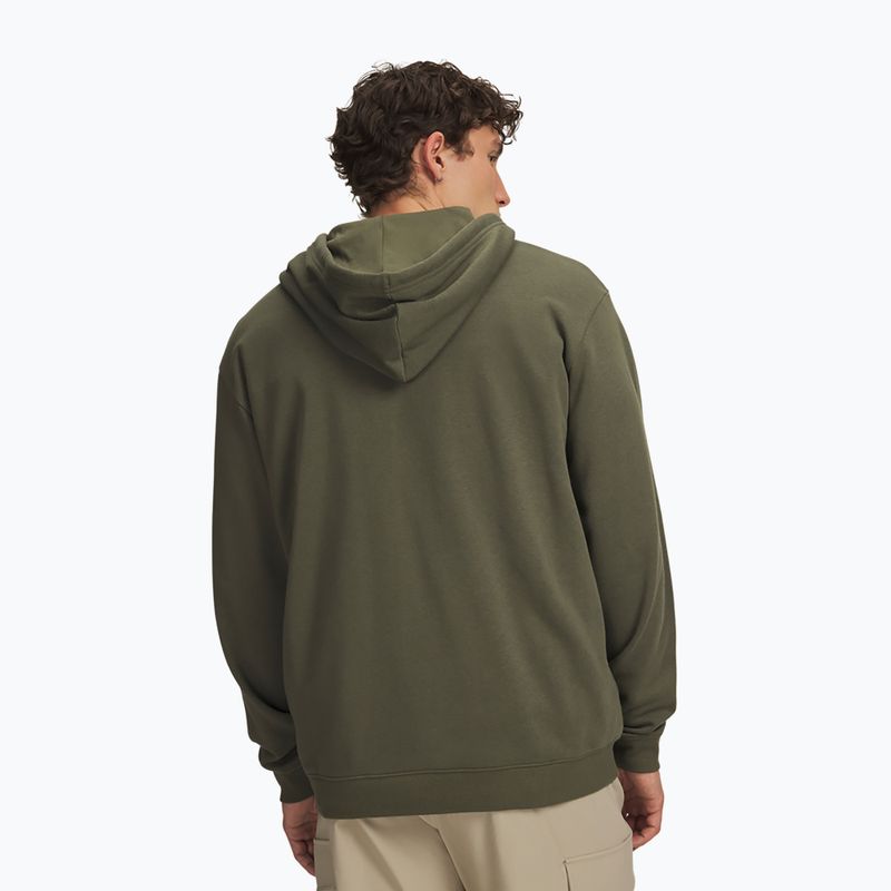 Bluză pentru bărbați Under Armour Rival Fleece Full Zip marine od green/white 2
