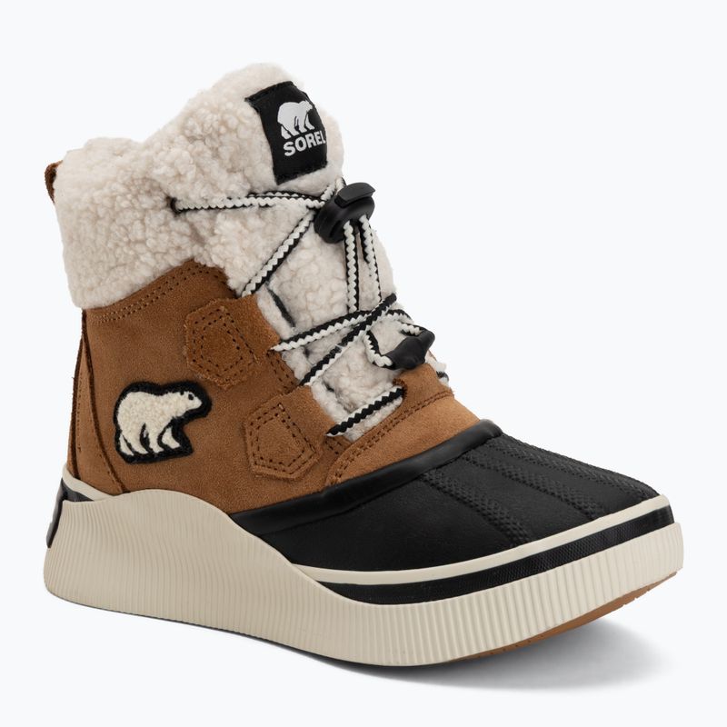 Ghete pentru copii Sorel Out N About IV Chillz Waterproof taffy leather