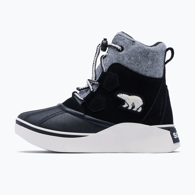 Ghete pentru copii Sorel Out N About IV Chillz Waterproof black/chalk 3