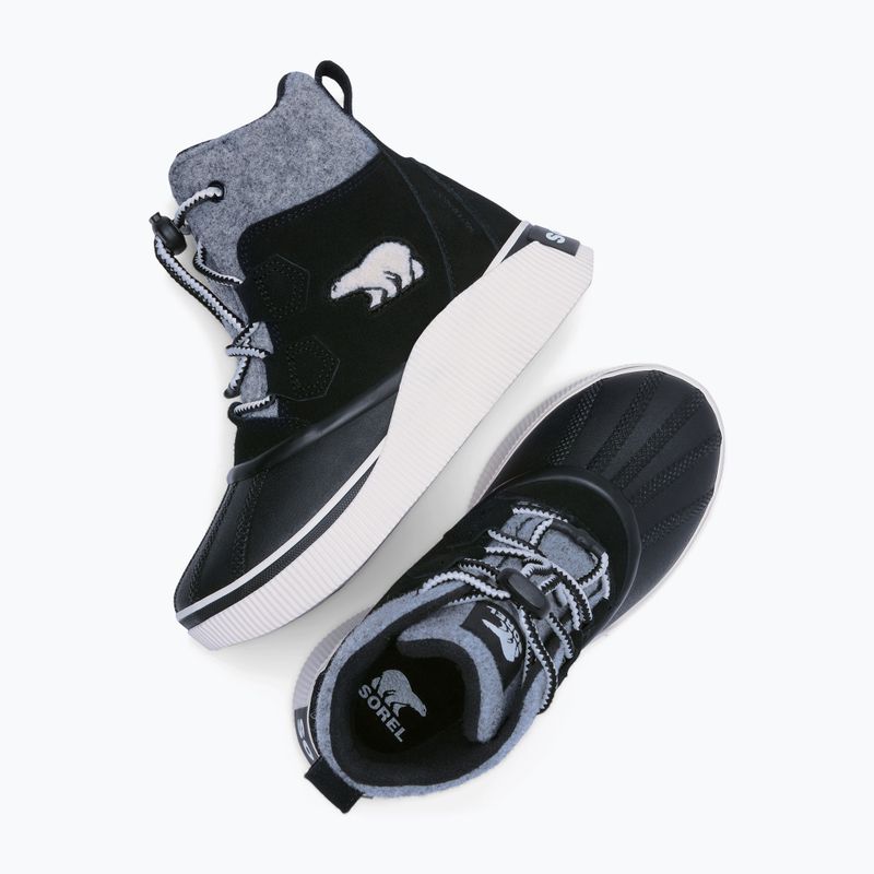 Ghete pentru copii Sorel Out N About IV Chillz Waterproof black/chalk 7