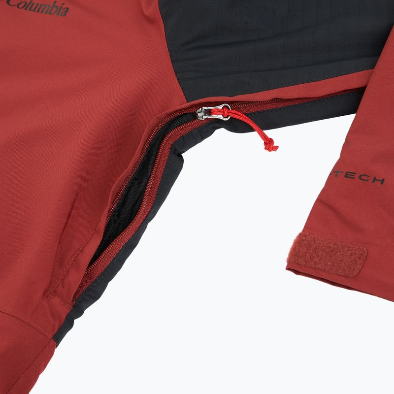 Geacă de schi pentru bărbați Columbia Iceberg Point II red oxide/black 5