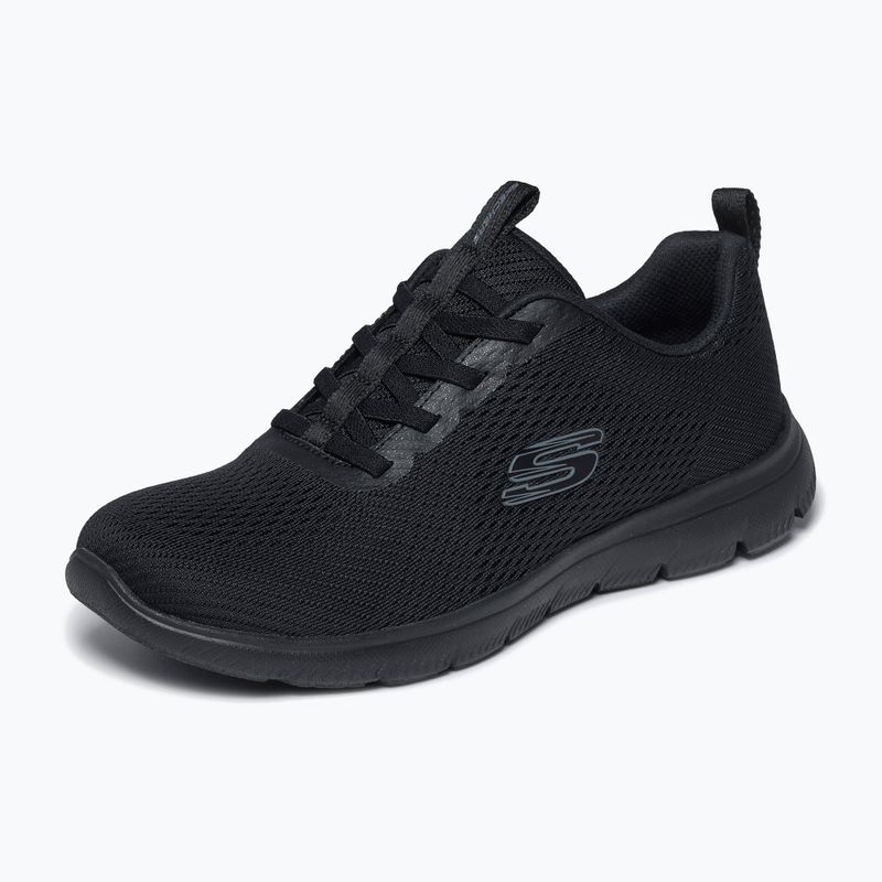 Încălțăminte pentru femei SKECHERS Summits Fresh Vision black 4