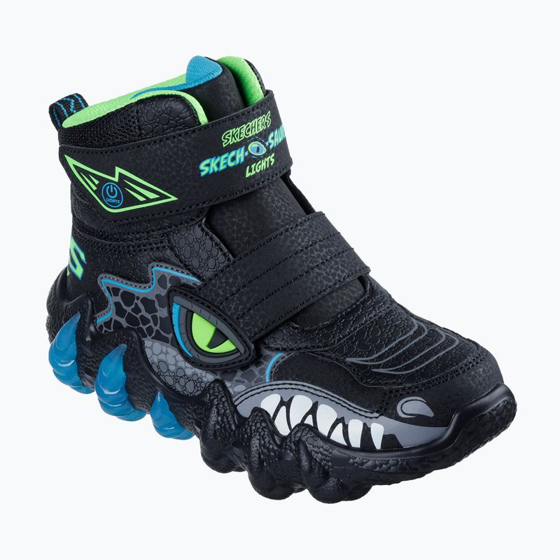 Încălțăminte pentru copii SKECHERS Skech-O-Saurus Lights 2.0 Arctic Dino black