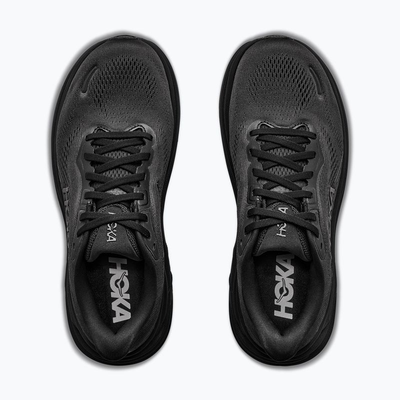Bluză pentru femei de alergare HOKA Clifton 11 Wide black/black 8