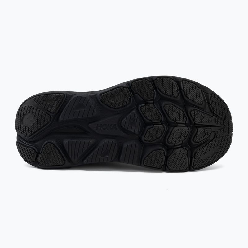 Bluză pentru femei de alergare HOKA Clifton 11 Wide black/black 4