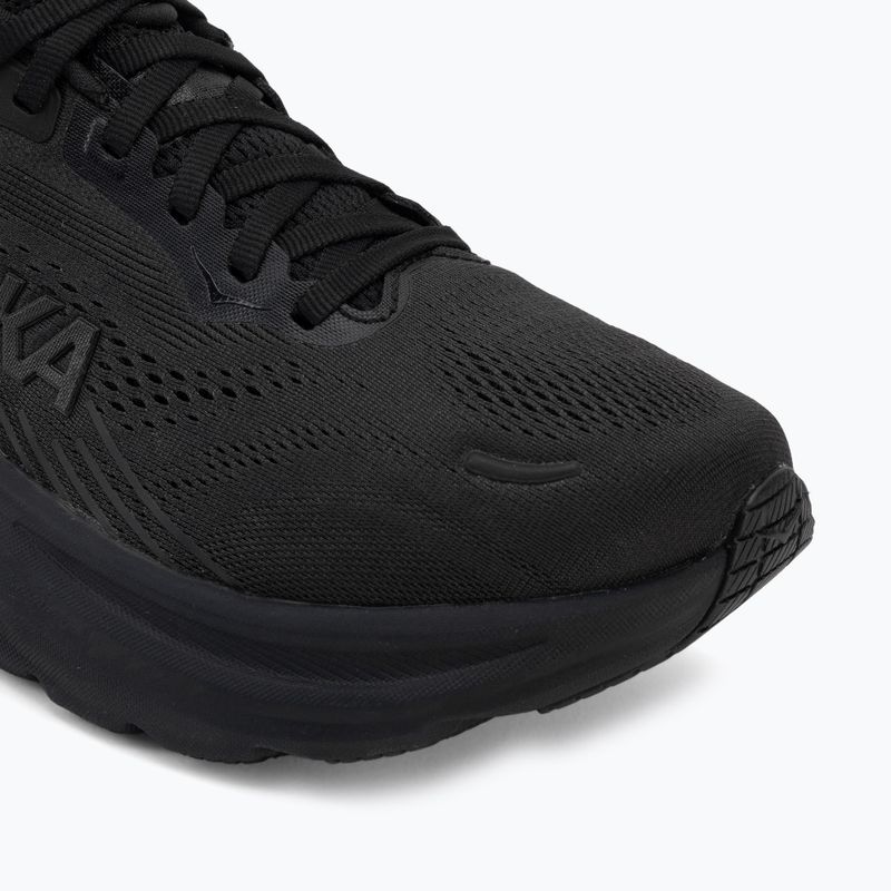 Bluză pentru femei de alergare HOKA Clifton 11 Wide black/black 7