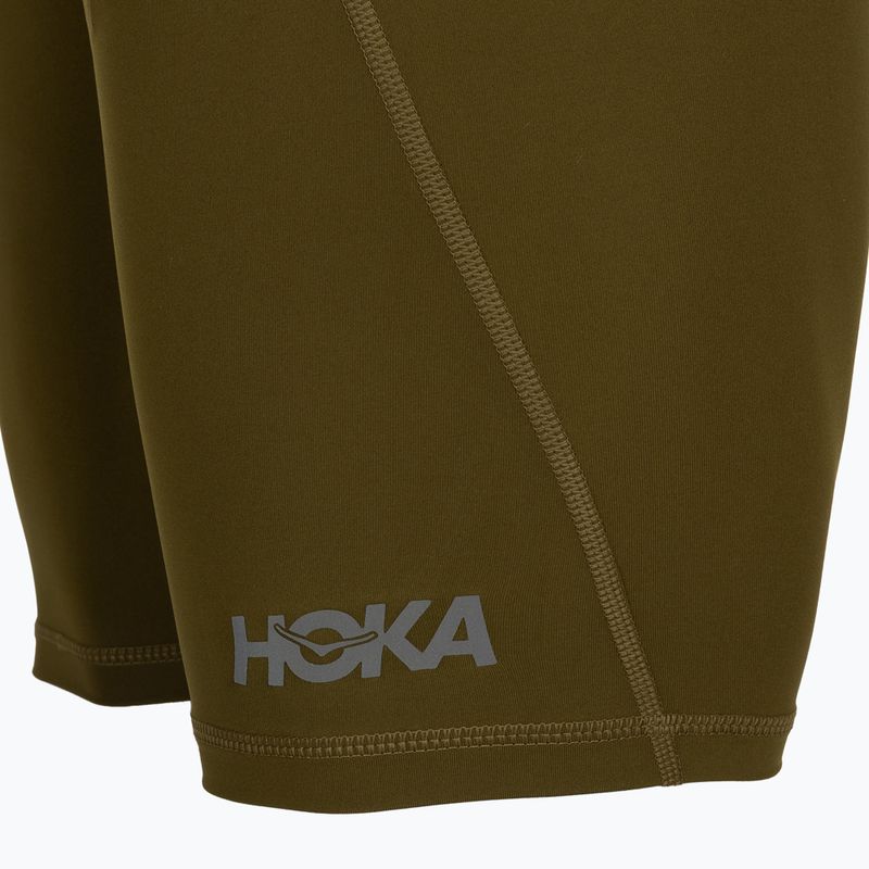 Pantaloni scurți de alergare pentru bărbați HOKA Novafly Half Tight sepia 4