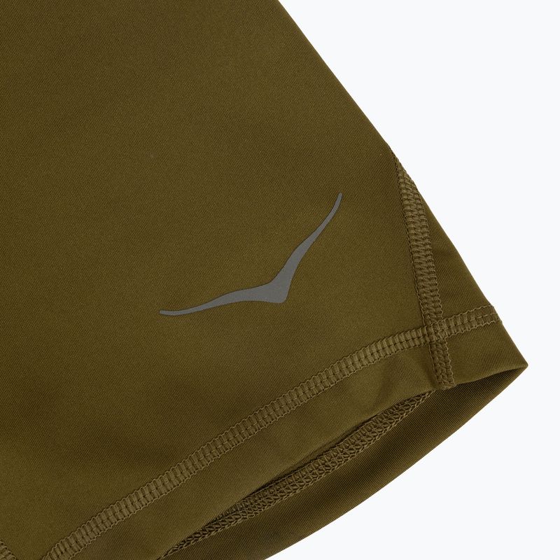 Pantaloni scurți de alergare pentru bărbați HOKA Novafly Half Tight sepia 6