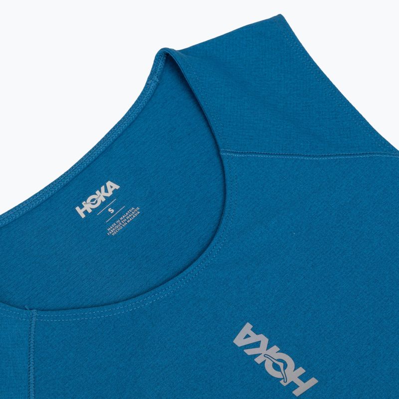 Tricou de alergare pentru bărbați HOKA EveryRun Tank night glow blue 3