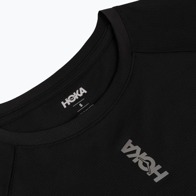Tricou de alergare pentru bărbați HOKA EveryRun Short Sleeve black 3