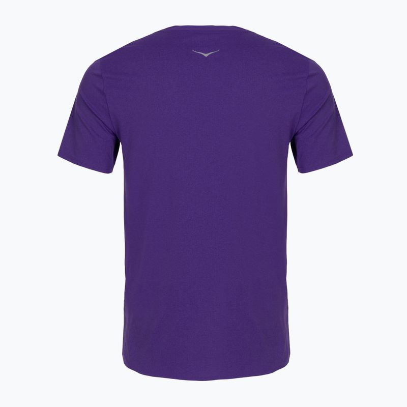 Tricou de alergare pentru bărbați HOKA EveryRun Short Sleeve cosmic purple 2