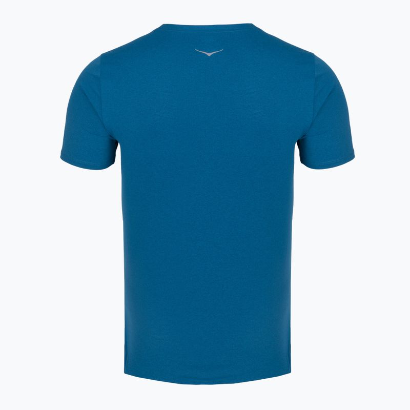 Tricou de alergare pentru bărbați HOKA EveryRun Short Sleeve night glow blue 2
