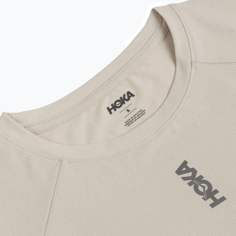 Tricou de alergare pentru bărbați HOKA EveryRun Short Sleeve river rock grey 3