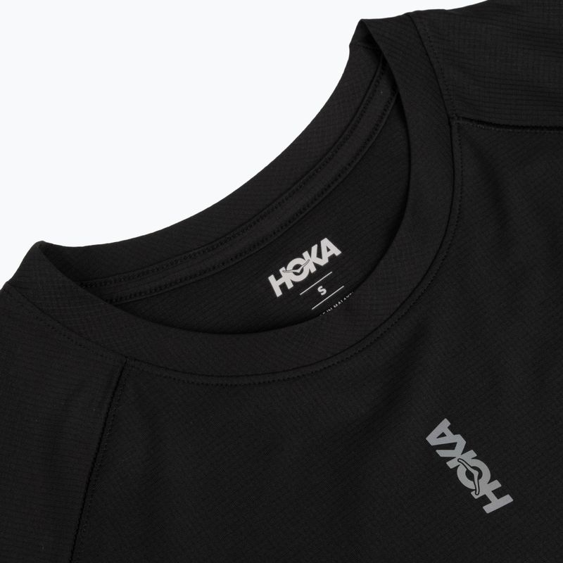 Tricou de alergare pentru femei HOKA EveryRun Short Sleeve black 3