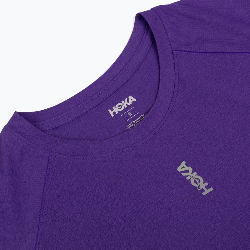Tricou de alergare pentru femei HOKA EveryRun Short Sleeve cosmic purple 3