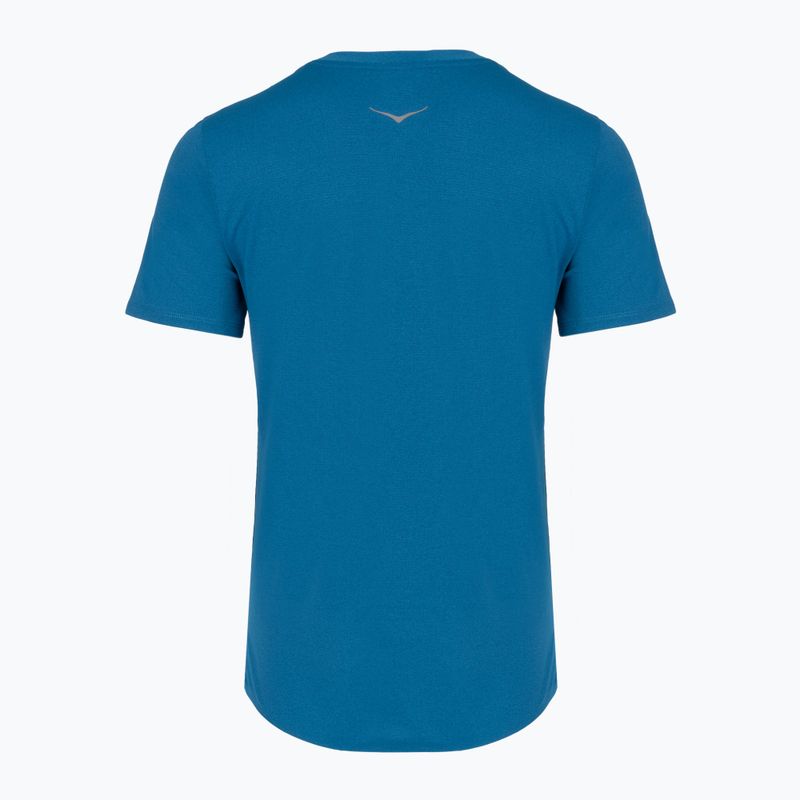 Tricou de alergare pentru femei HOKA EveryRun Short Sleeve night glow blue 2