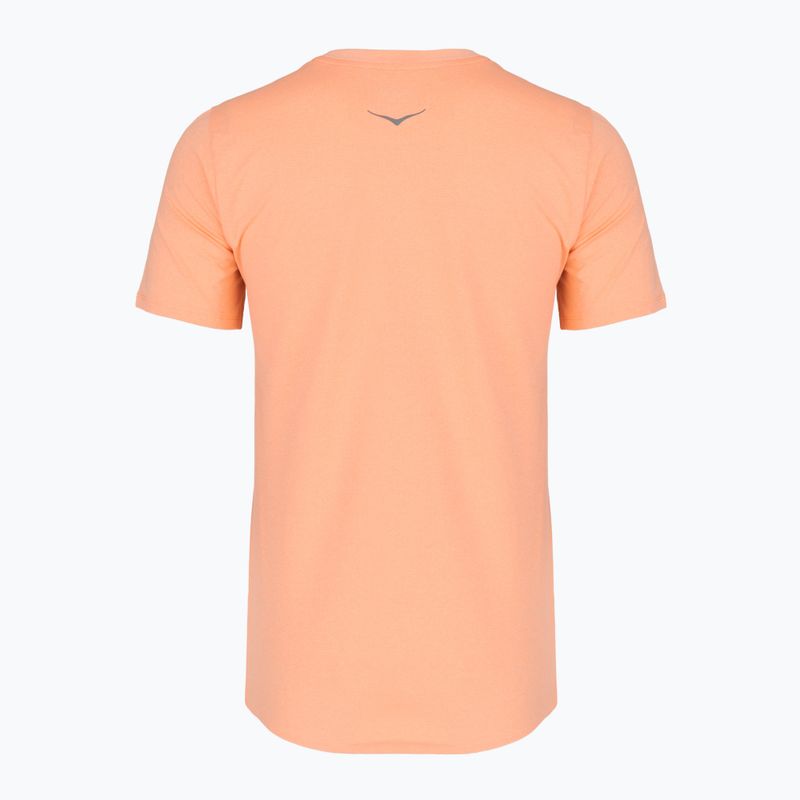 Tricou de alergare pentru femei HOKA EveryRun Short Sleeve sunstone 2