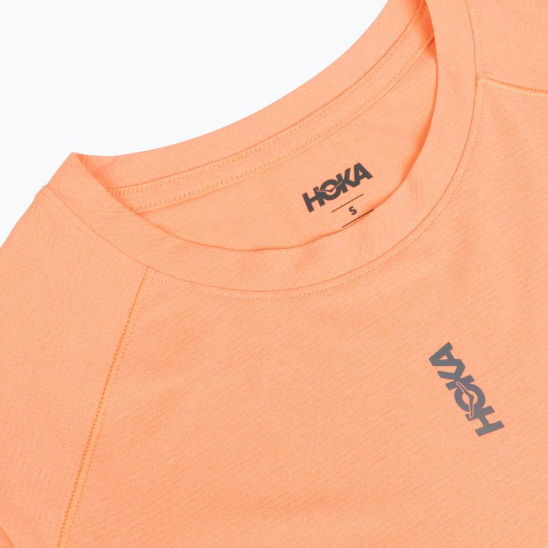 Tricou de alergare pentru femei HOKA EveryRun Short Sleeve sunstone 3