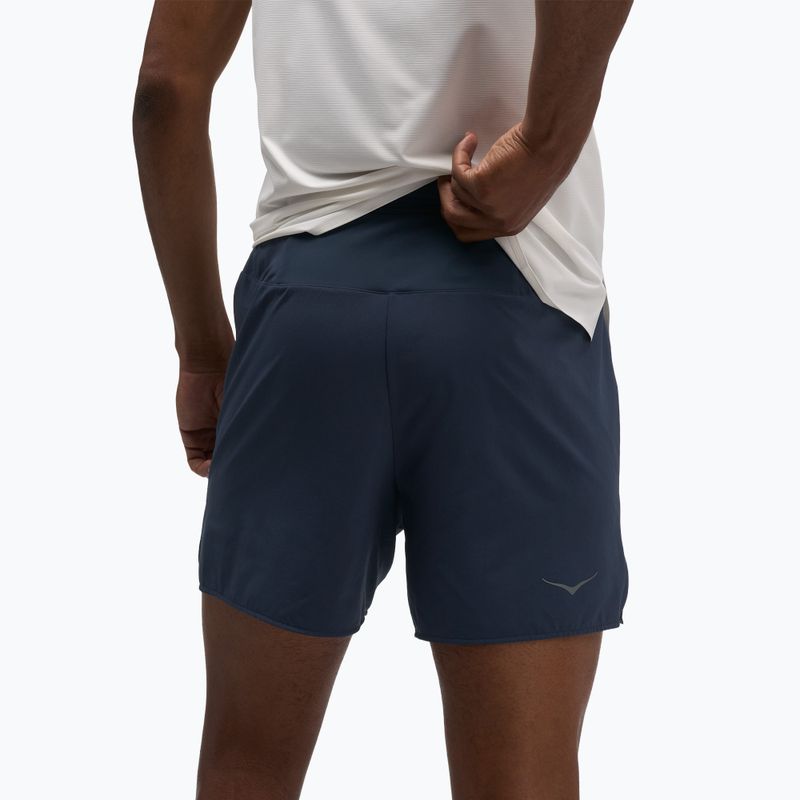 Pantaloni scurți de alergare pentru bărbați HOKA Glide Short 5" Brief varsity navy 3