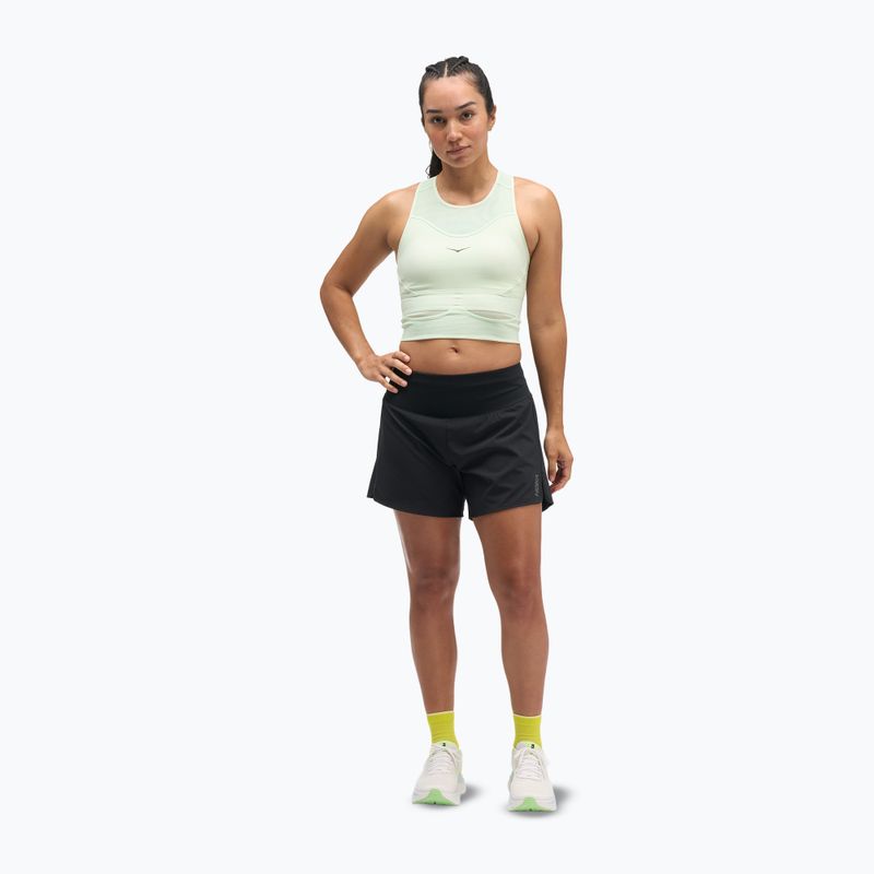 Pantaloni scurți de alergare pentru femei HOKA Glide Short 5" 2in1 black 2