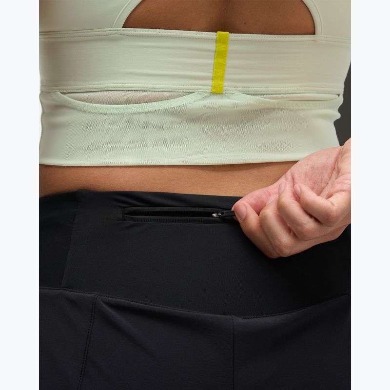 Pantaloni scurți de alergare pentru femei HOKA Glide Short 5" 2in1 black 7