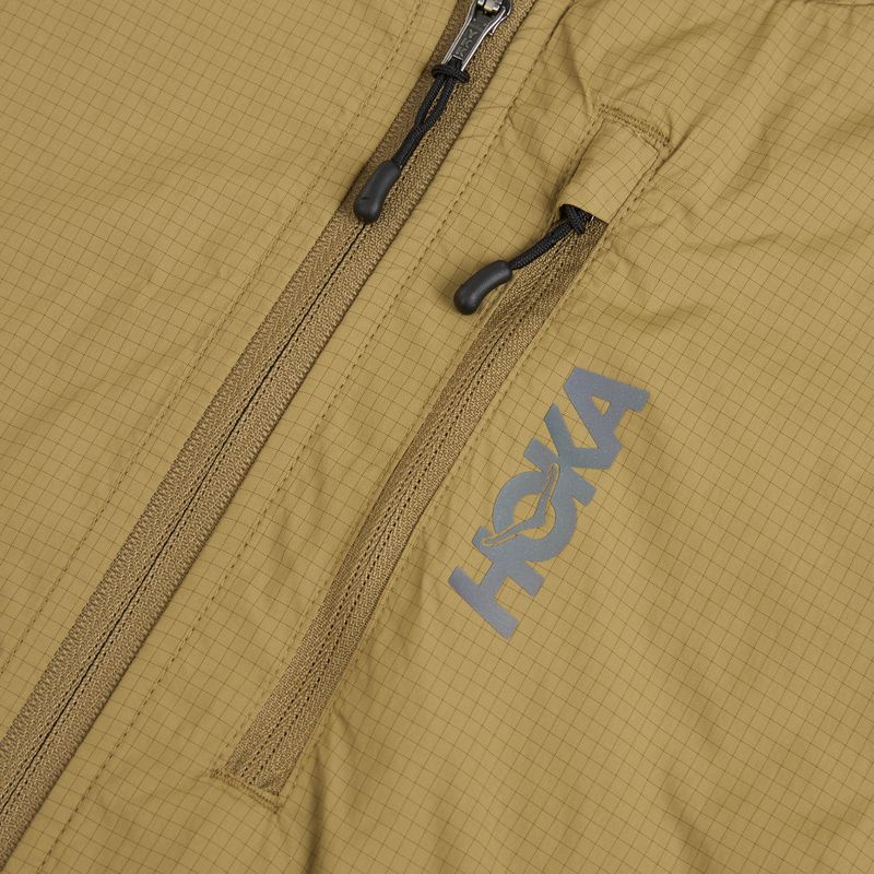 Geacă de alergare pentru bărbați HOKA Skyflow Wind Jacket caraway seed 3