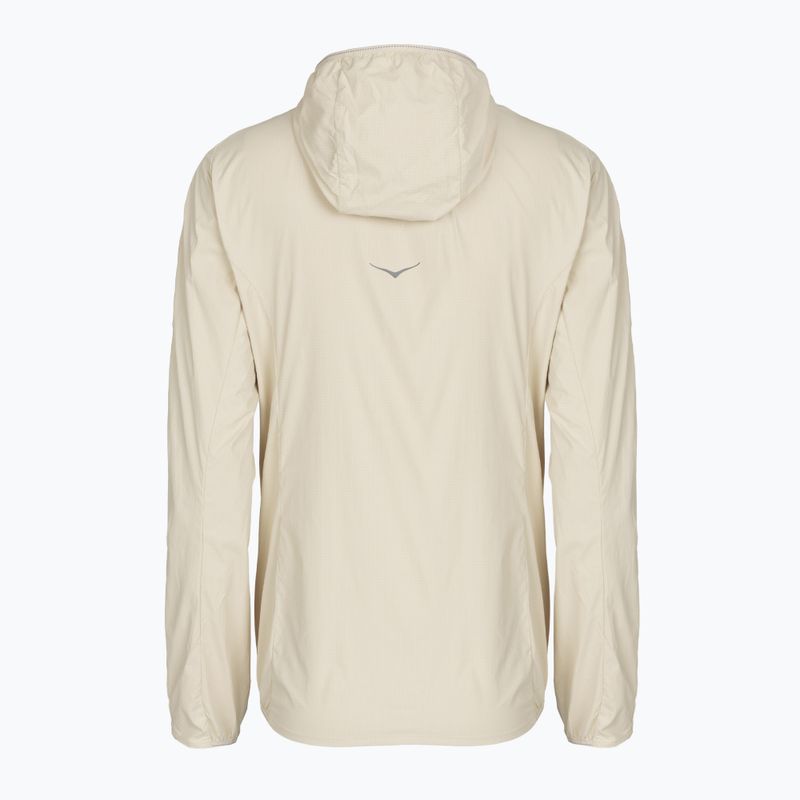 Geacă de alergare pentru femei HOKA Skyflow Wind Jacket oat milk 2