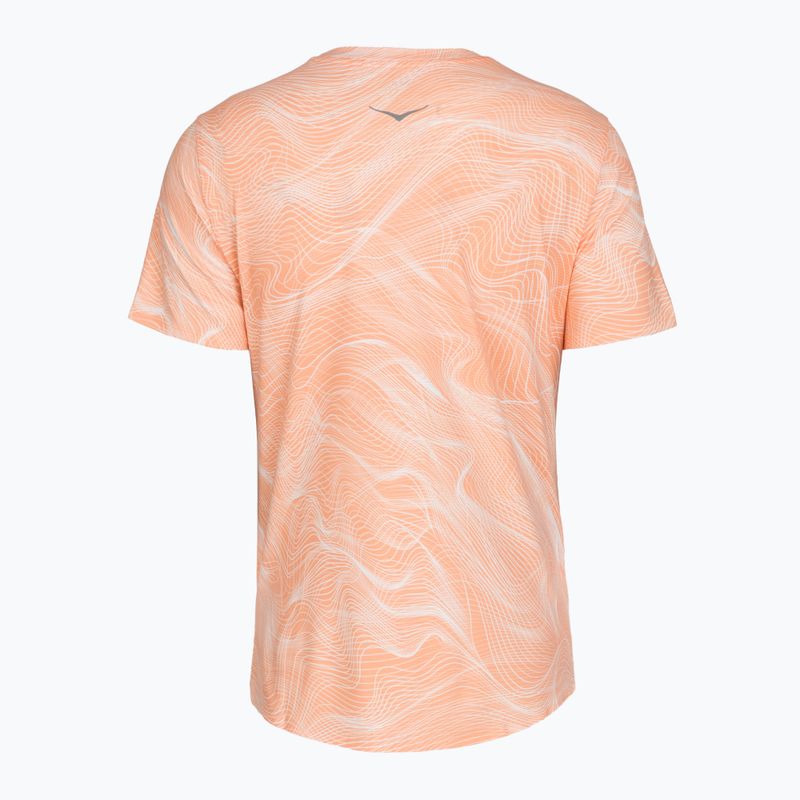 Tricou de alergare pentru femei HOKA EveryRun CLF PRT sunstone print 2