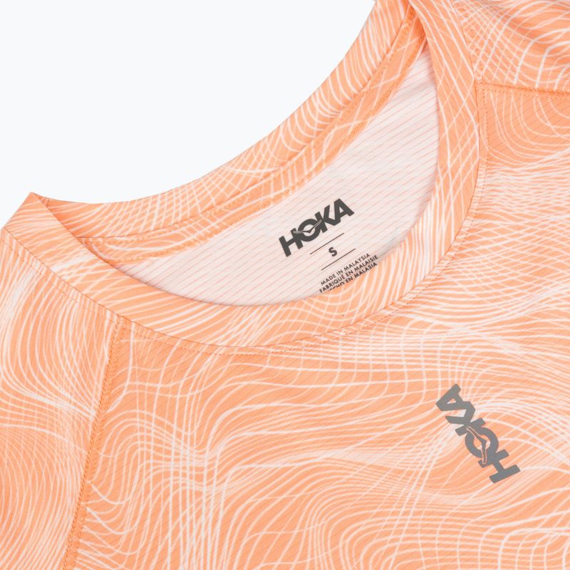 Tricou de alergare pentru femei HOKA EveryRun CLF PRT sunstone print 3