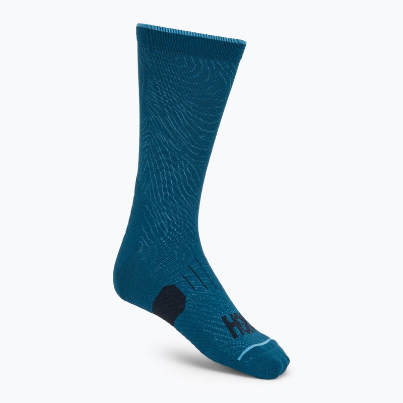 Șosete Hoka Crew Run Sock 3-pack hazy blue/soft cobalt/night glow blue 3
